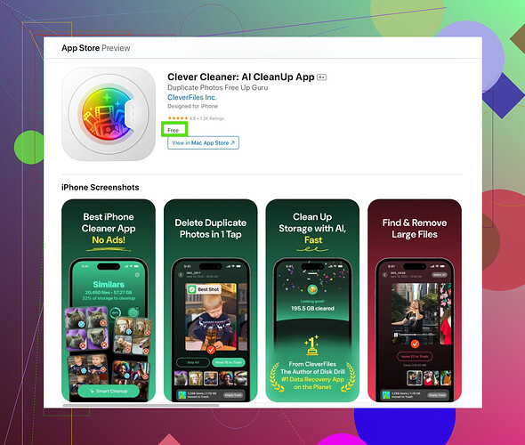 iPhone Cleaner App