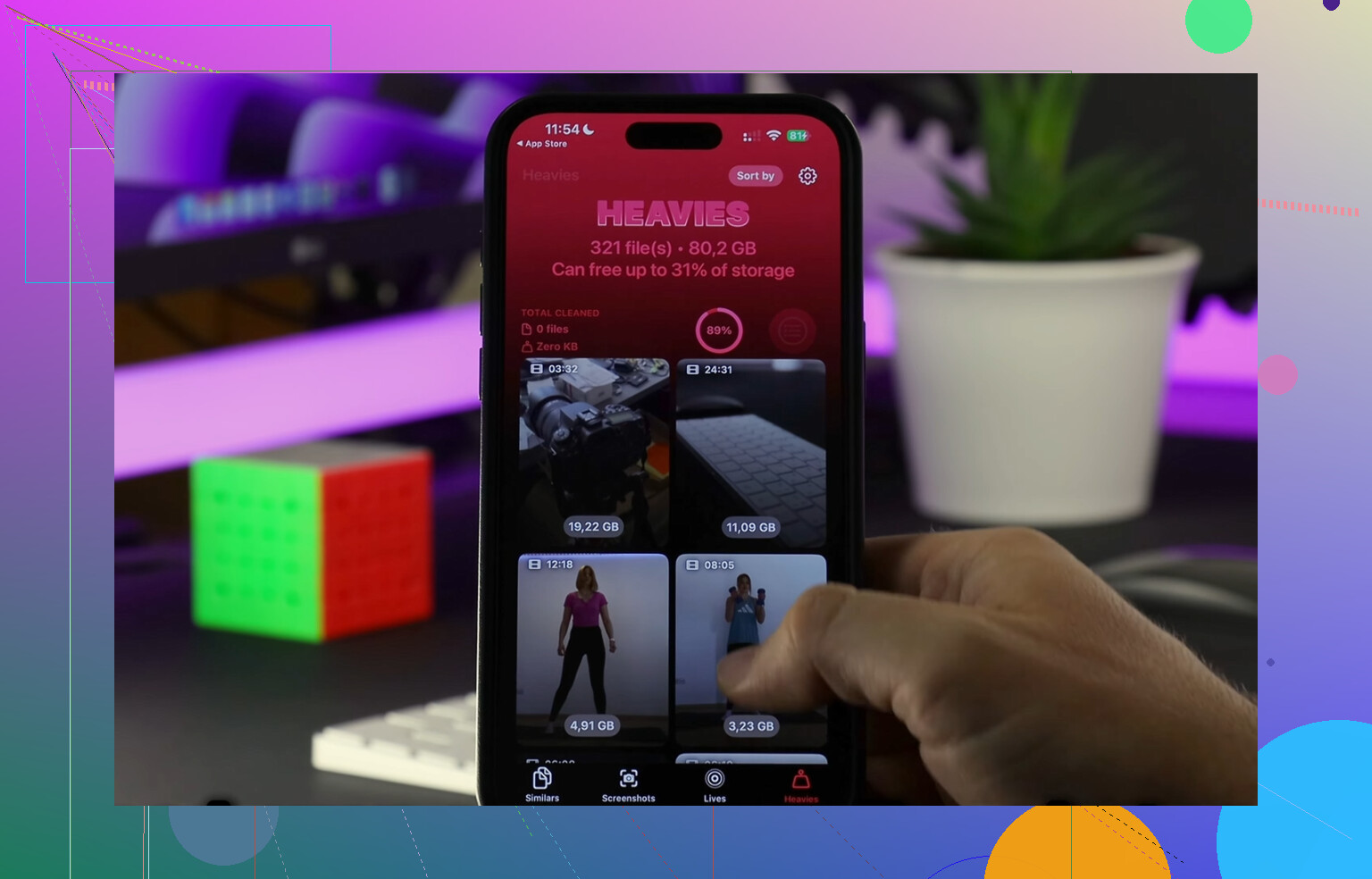 ¿Cómo gestiono las fotos del iPhone para poder encontrar imágenes específicas rápido?