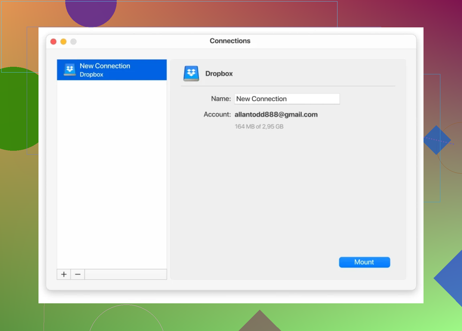 How can I map Dropbox as a network - 5cae43b0164b9190d9ae04a2dc04d8b83bfc175e