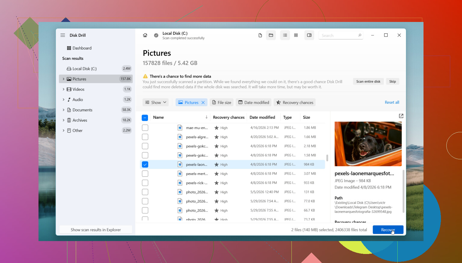 Serve aiuto per recuperare file eliminati Windows 11