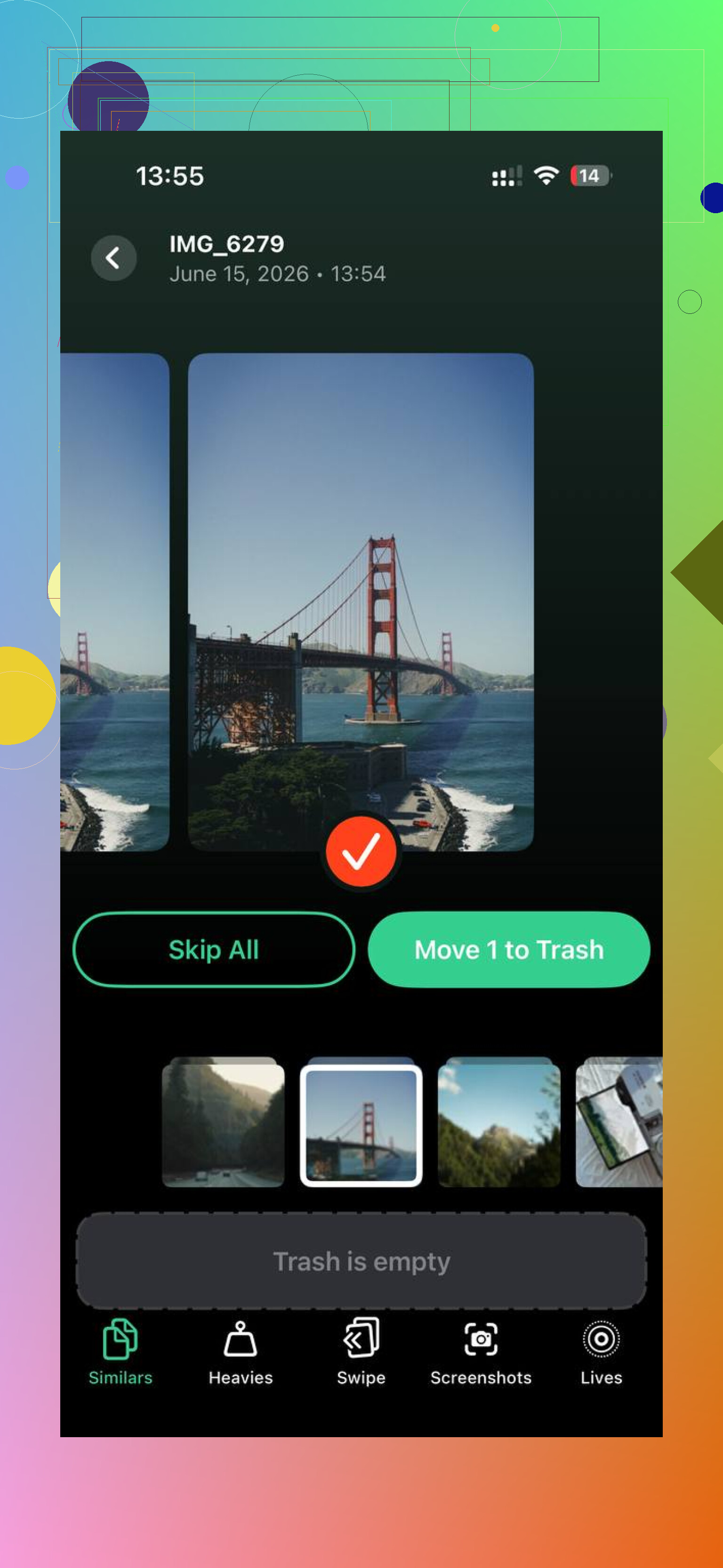 ¿Cómo gestiono las fotos del iPhone para poder encontrar imágenes específicas rápido?