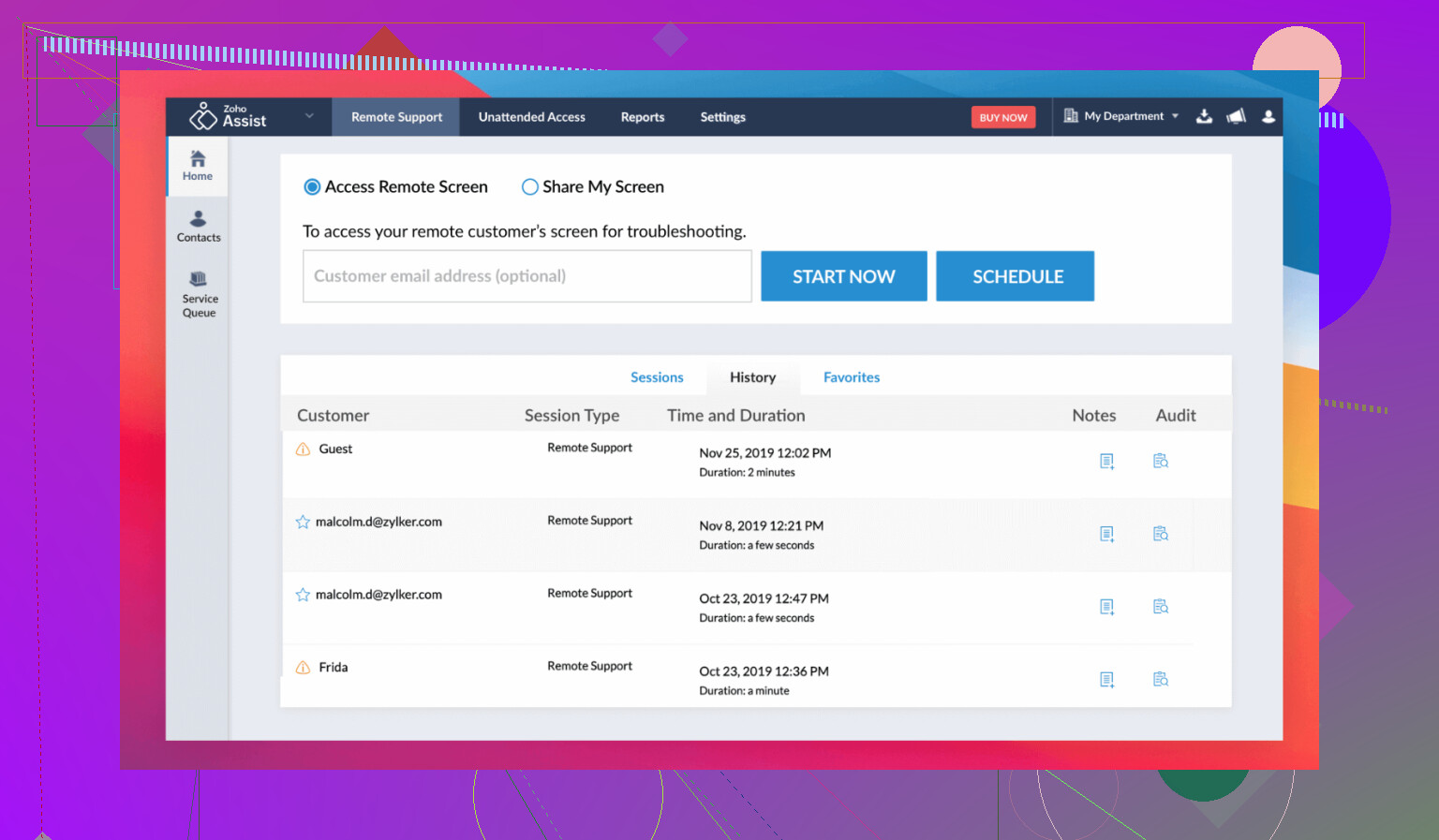 5. AuxílioZoho (amigo do bolso, baseado em nuvem)